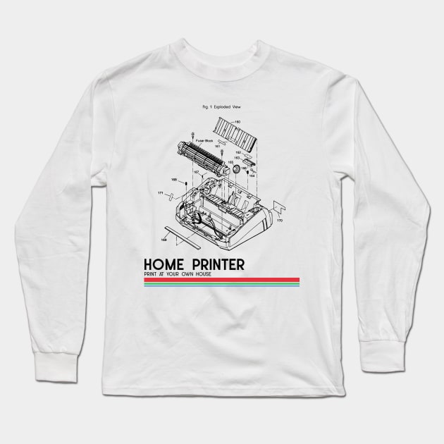 Design of Printer Long Sleeve T-Shirt by ForEngineer